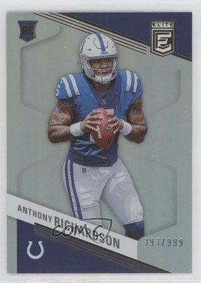 2023 Panini Donruss Elite Rookies 393/999 Anthony Richardson #102 Rookie RC 13jg