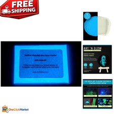 Long-Lasting Glow Pigment Powder - Waterproof  Non-Toxic - Neutral Sky Blue 12g