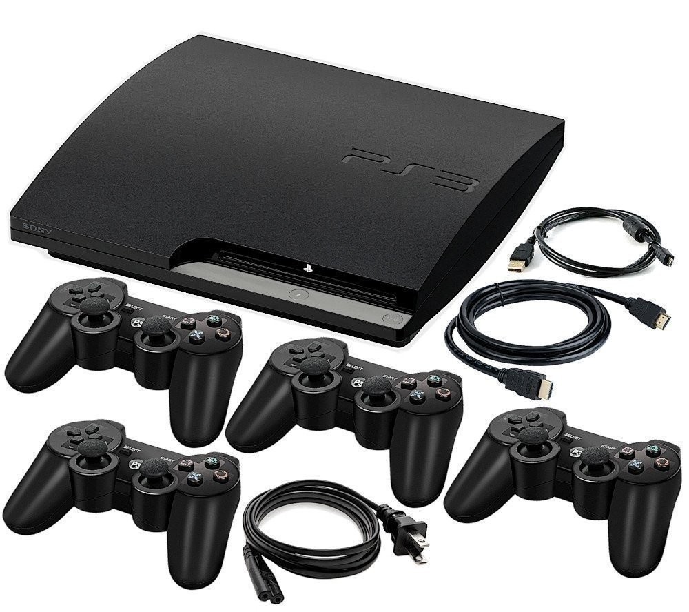 Sony PlayStation 3 Console PS3 Slim + 120GB 160GB 320GB 500GB +