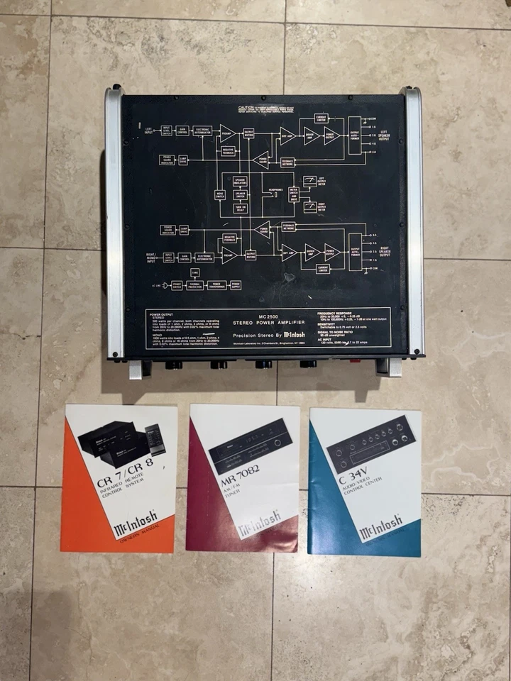 McIntosh High-End Vintage Audio System – MC 2500, C34V, MR 7082 & More - Image 3 of 4