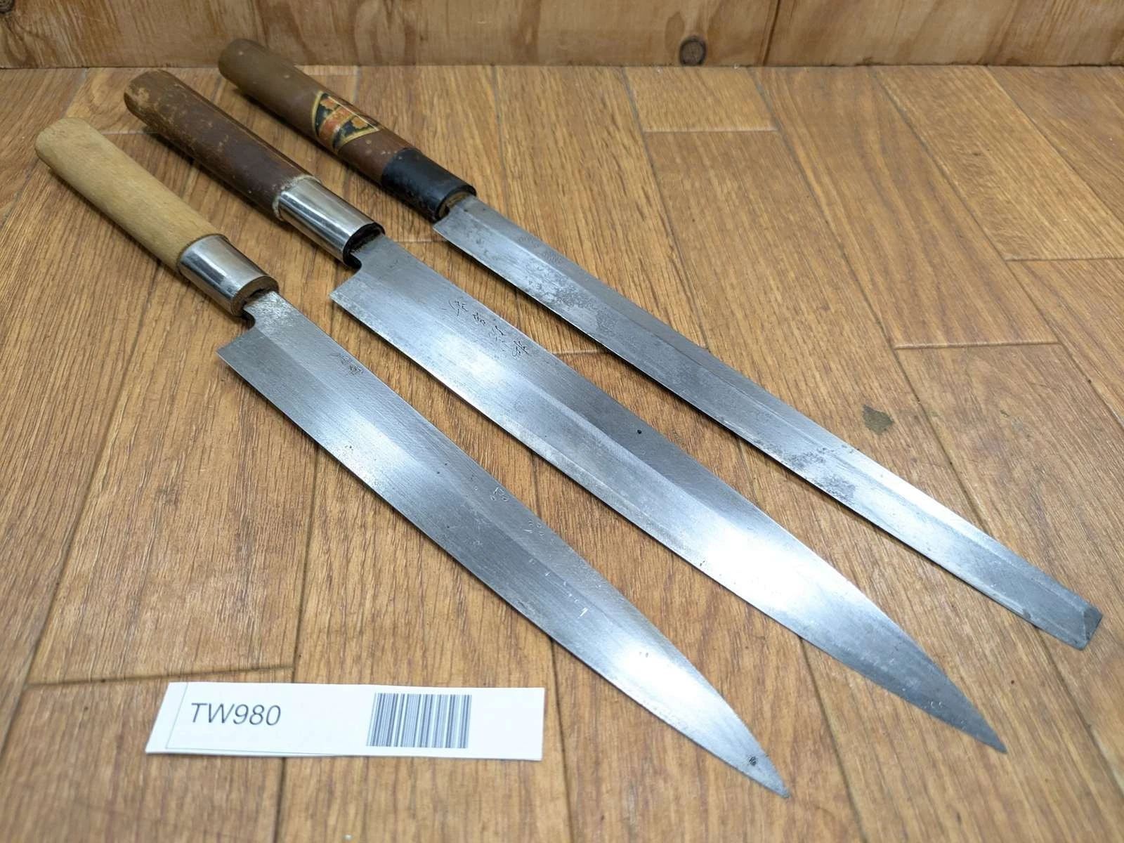 Japanese Chef's Kitchen Knife Set 3 Piece YANAGIBA TAKOHIKI from Japan TW980