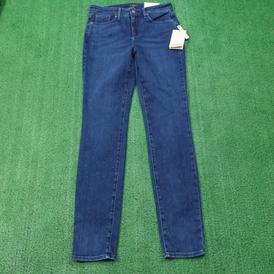 New! NYDJ Jeans Womens 2 Blue Alina Legging LiftxTuck Slim Stretch Dark Denim