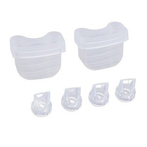 4pcs Valves de bec de canard et 2pcs Diaphragme en silicone pour S21 Pompe d'allaitement _