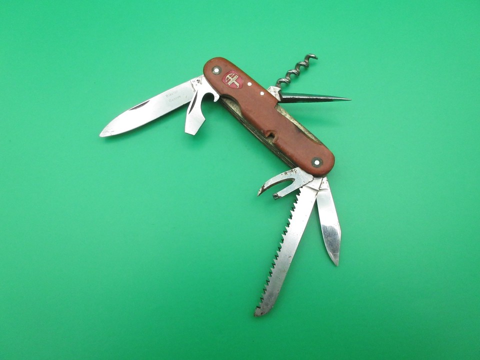 A rare vintage Wenger Tahara Swiss Army knife — pre-Victorinox merger Wenger is increasingly collectible, and the Tahara model is a harder-to-find variant.