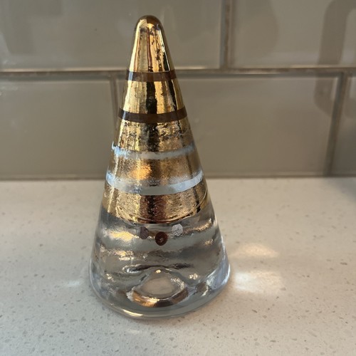 Anna Ehrner Kosta Boda Noel Santa Gold And Clear