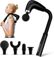 Massage Gun with Upgraded Extension Handle, Back Massage Gun Deep Tissue, Back M