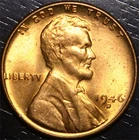 1946 D Lincoln Wheat Penny 1c US Coin Denver Mint BU Uncirculated