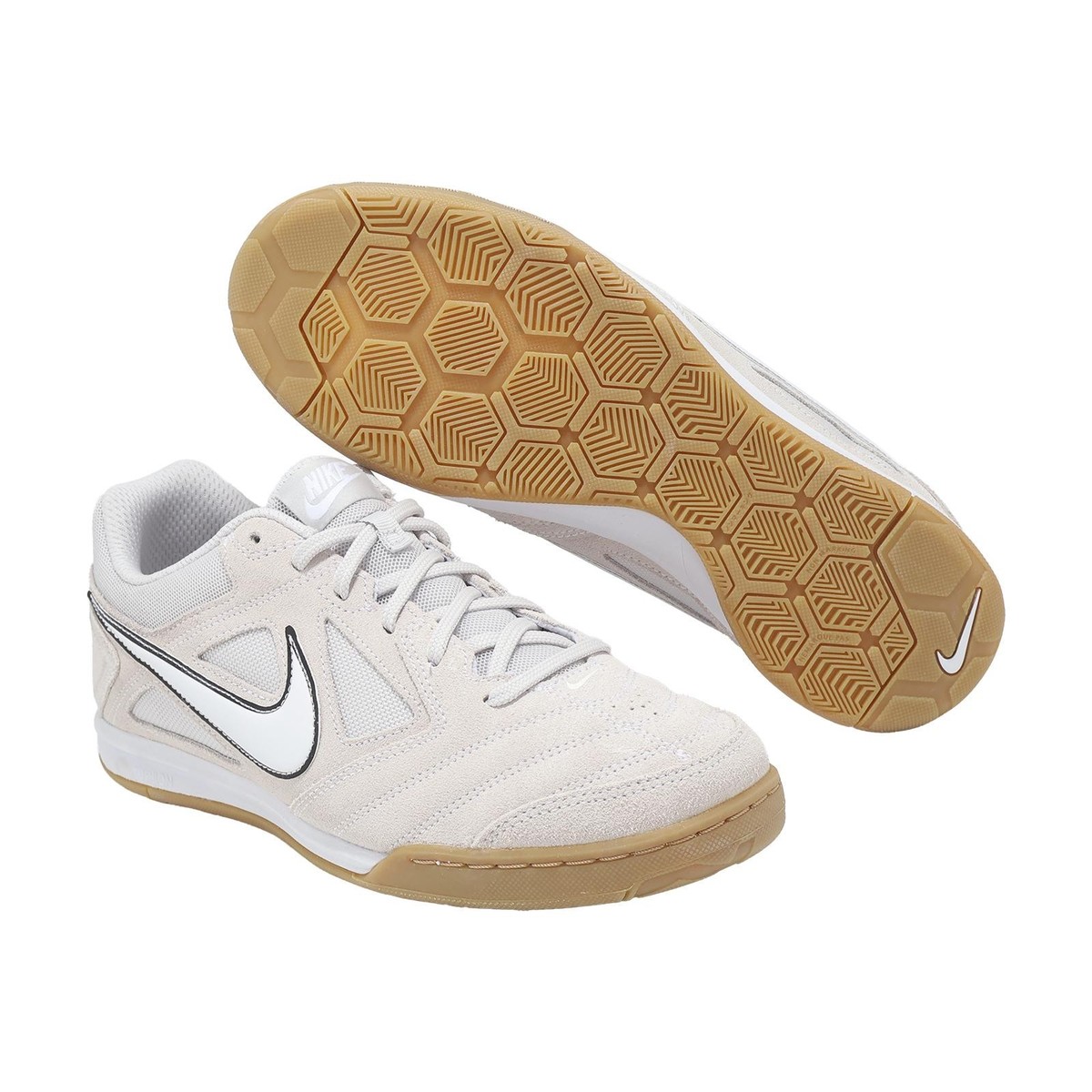 Nike GATO Vast Grey White Black Men Casual Soccer Shoes  display picture 3