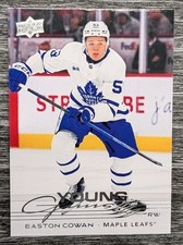 Easton Cowan Maple Leafs 2025-26 Upper Deck Young Guns RC #462