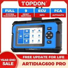 🔥TOPDON AD600 PRO All System Free Updates TPMS DPF SAS OBD2 Diagnostic Scanner 