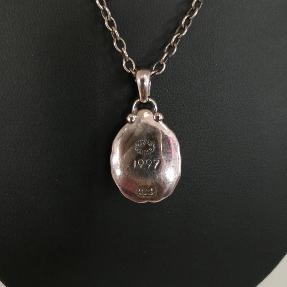 Collana GEORG JENSEN argento 925 45 cm 1997 argento elegante - Immagine 3 di 4