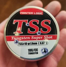 250 grams TSS tungsten super shot buckshot/pellets/balls/bbs: choose size of BB