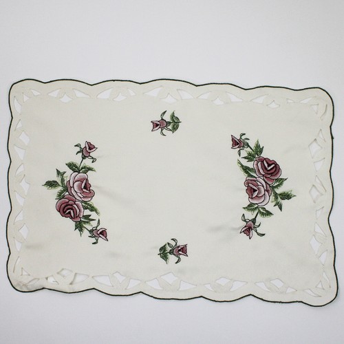Dutch Novelties & European Imports Rose Embroidered Linens - Picture 16 of 21