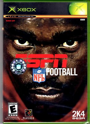 ESPN NFL Football Video Game for Original Xbox Console Multi Player Rated E 