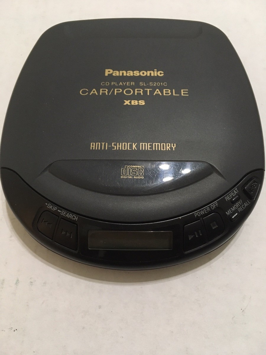 Panasonic Sl-s201c Portable CD Compact Disc Player 1995 Japan Panasonic Sl-s201c Portable CD Compact Disc Player 1995 Japan