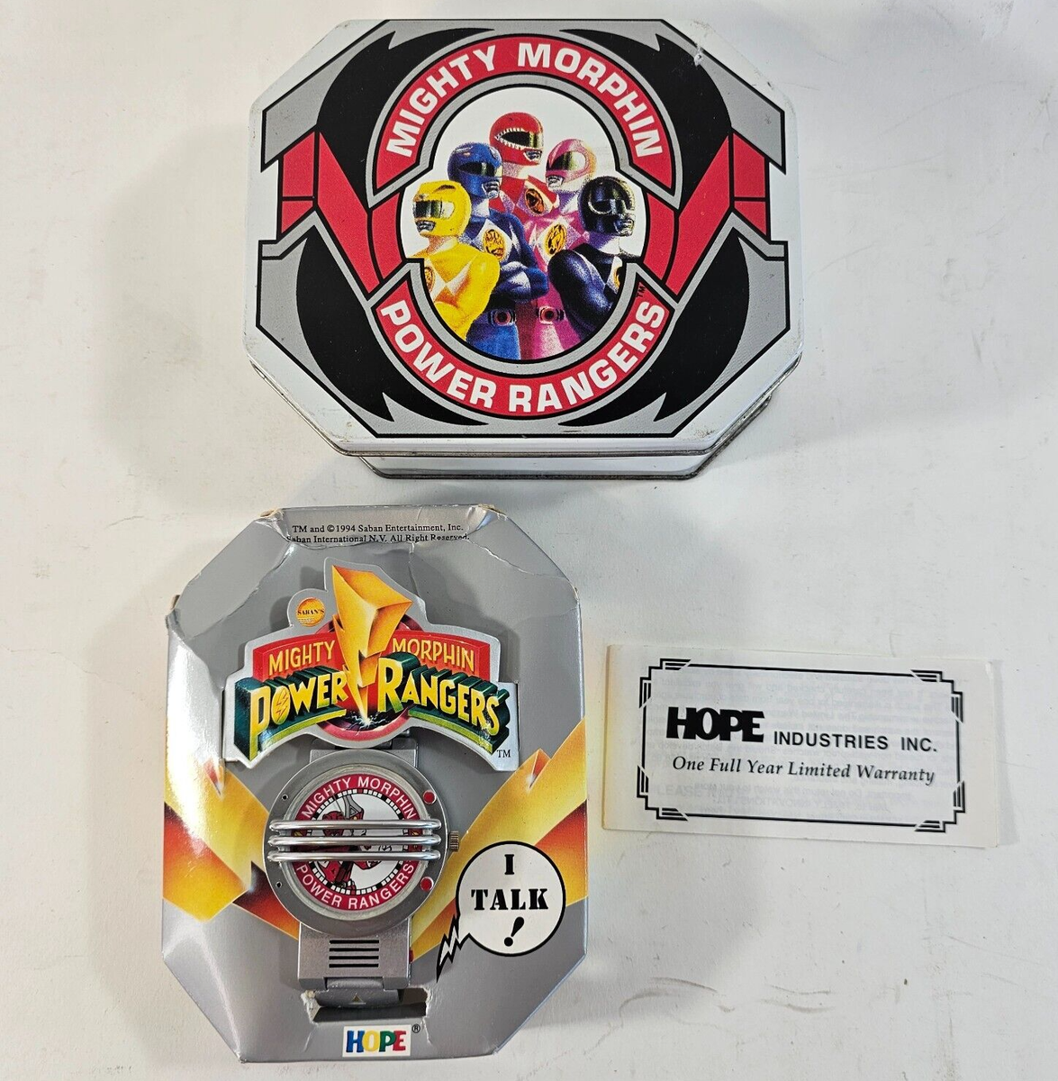 Saban 1994 Mighty Morphin' Power Rangers Pink Ranger Watch and