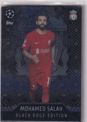 Topps Match Attax CL 22/23 No. 462 Mohamed Salah Black Edge Edition