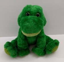 First  Main Floppy Friends Green Plush Frog 10" Tall No. 7793