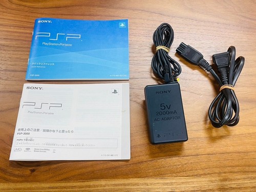 Sony PSP-3000 Vibrant Blue Handheld Console w/2GB Memory Card Box Japan Tested - Picture 11 of 12