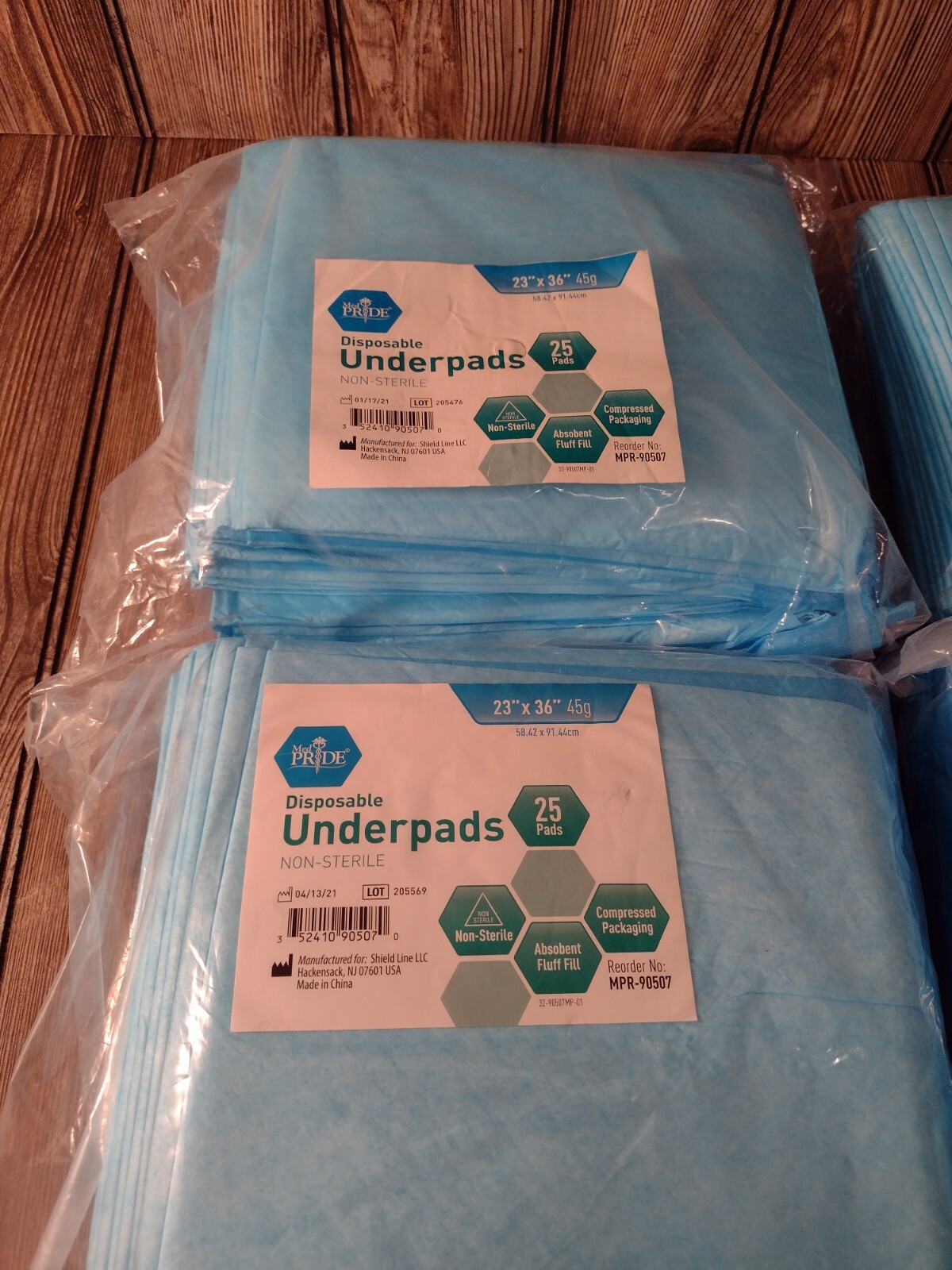 Medpride Disposable Underpads 23'' X 36'' (100Count) 25 Count (Pack of