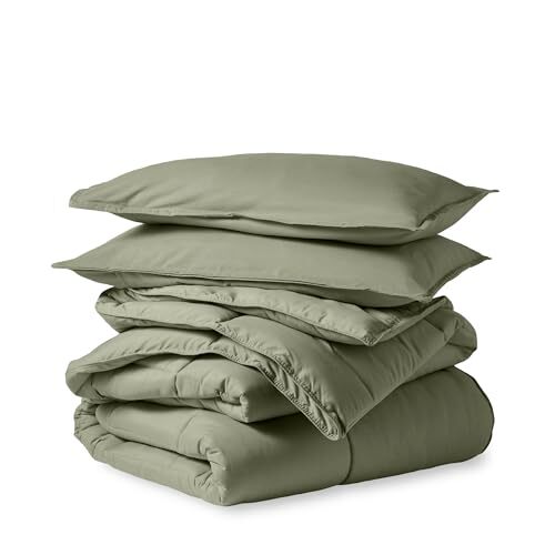 Comforter Set - Size - Ultra-Soft - Goose Down Alternative - Queen 25 - Sage