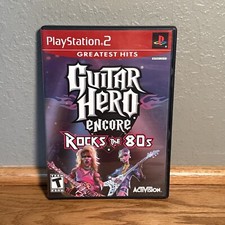 Guitar Hero Encore Rocks the 80s - PlayStation 2 PS2 Complete Manual