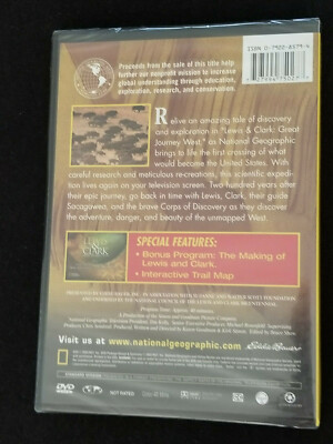 National Geographic: Lewis & Clark Great Journey West DVD - Brand