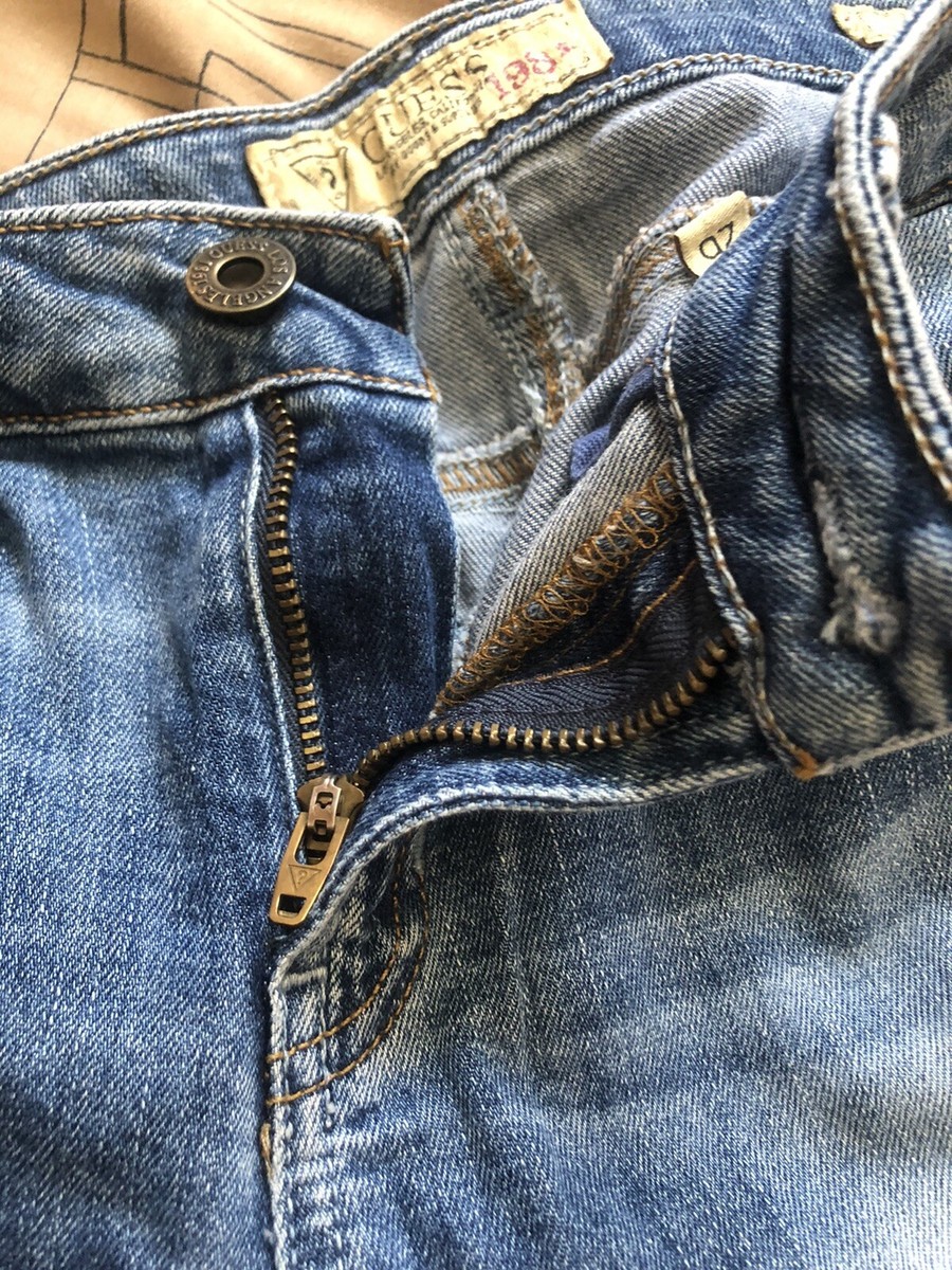 Guess Jeans Women's Size 26 Brittney Boot Denim Classic Logo | eBay