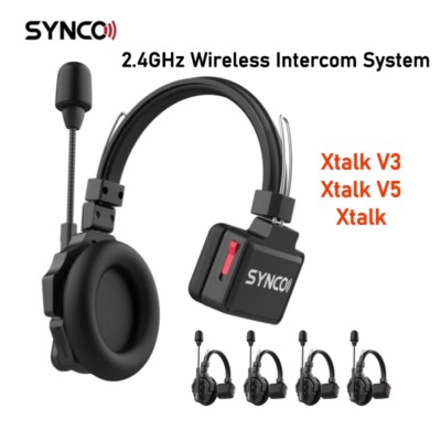 SYNCO XTalk X5 インカム Amazon.com: SYNCO XTalk X5 Wireless Intercom Headset 2.4GHz