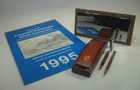 FREGATTE KARLSRUHE Stiftset Offiziersmesse + Schild + Kalender Bundeswehr Marine
