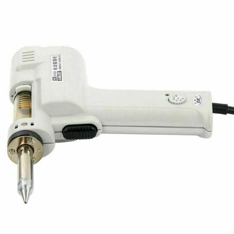 Electric Vacuum Desoldering Pump Solder Gun Suction Nozzles Heating