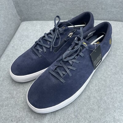K-Swiss The Startup Men s 13 Blue Suede Low Top Sneakers Lace Up Casual Shoes