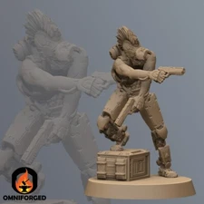 Cyberpunk Aspect Miniature 3D Printed Resin Mini Proxy Tabletop