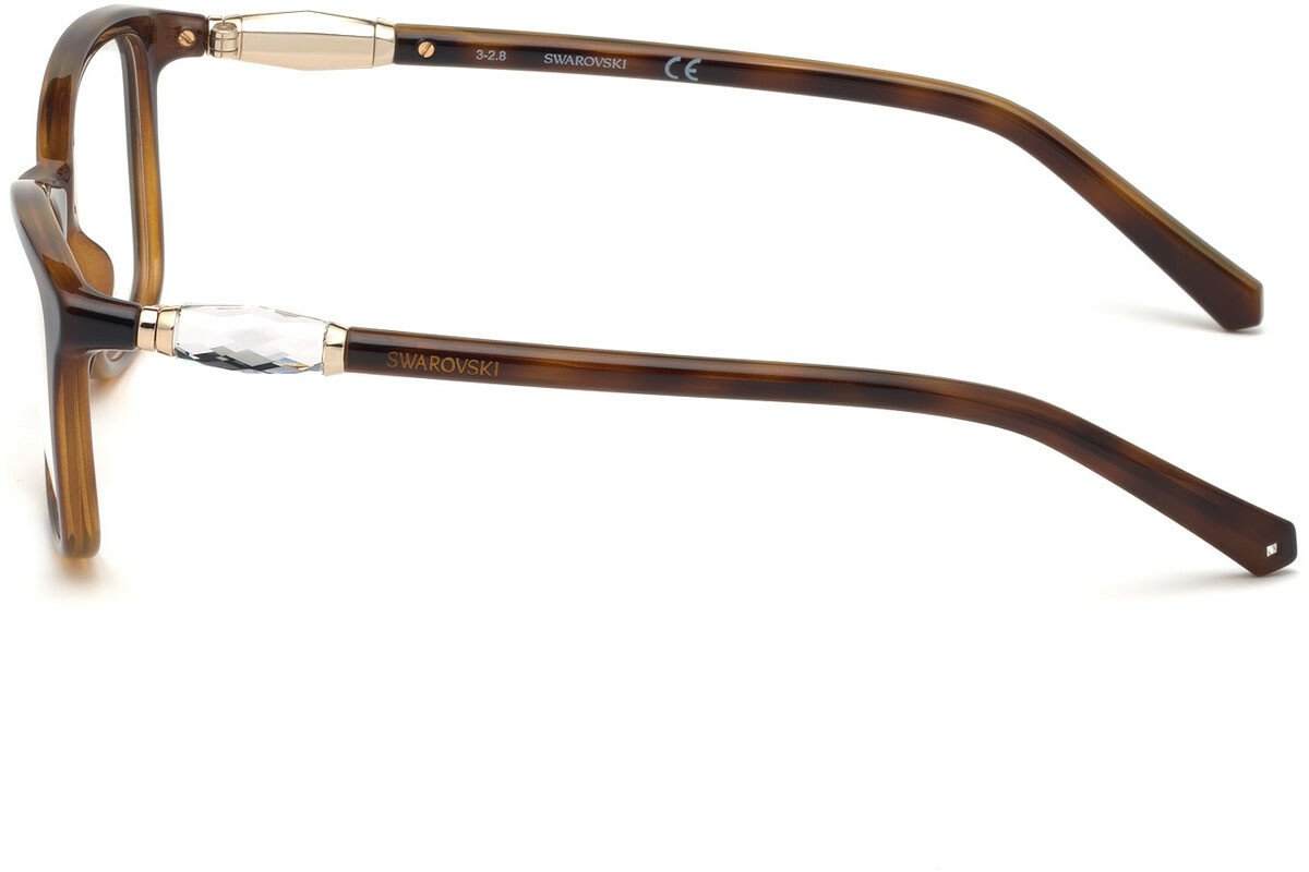 Swarovski SK5336 052 Tortoise Plastic Eyeglasses 53-16-140 SW5336