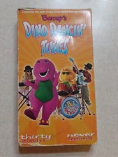 Barney VHS Tape Dino Dancin Tunes