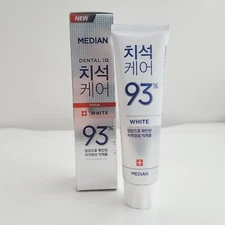 MEDIAN Dental IQ 93% Toothpaste 120g 4-Type Original Max Fresh White Gum KOREA