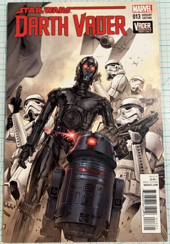 Star Wars: Darth Vader #13 prawie nowy Clay Mann Connecting Variant 2016 Marvel Comics - Zdjęcie 1 z 6