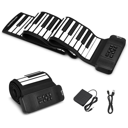 POGOLAB Mini 88 Key Foldable Keyboard Piano with Sustain Pedal Gift for Beginner - Picture 14 of 14