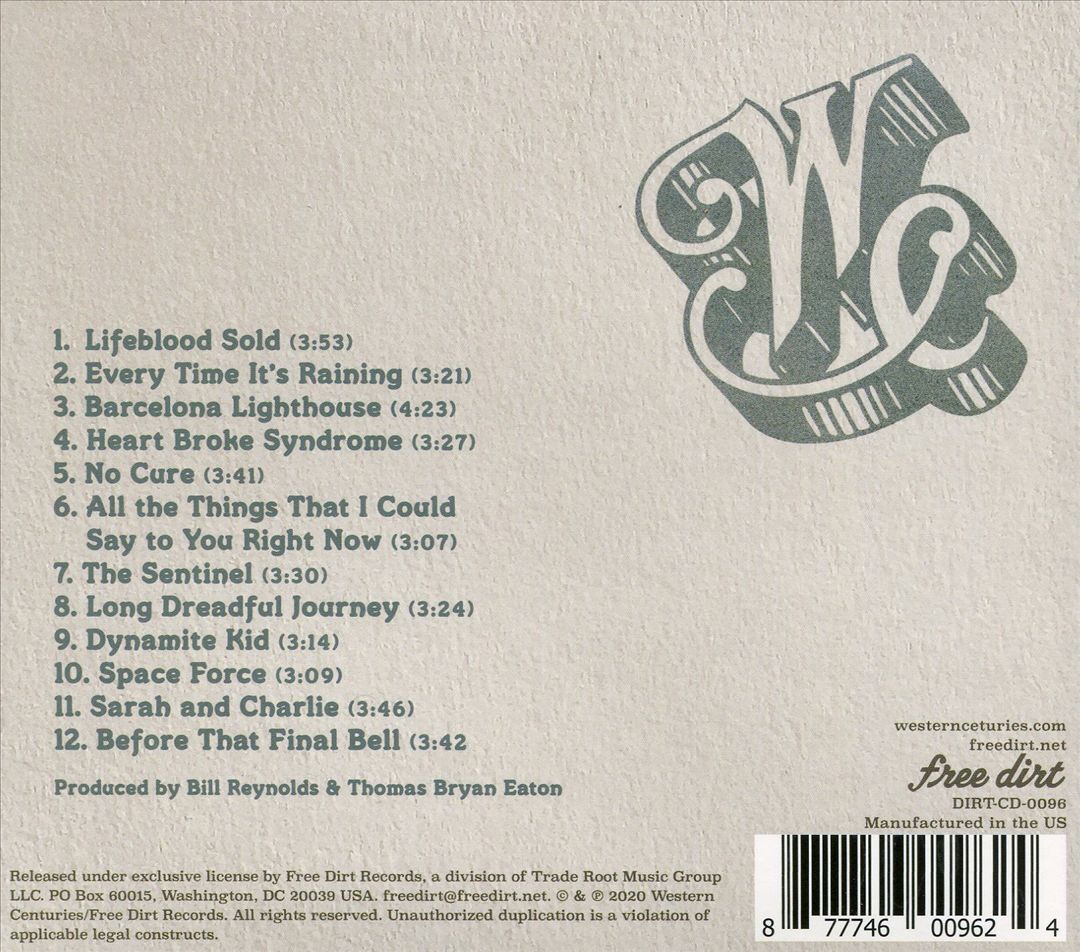 WESTERN CENTURIES CALL THE CAPTAIN NEW CD