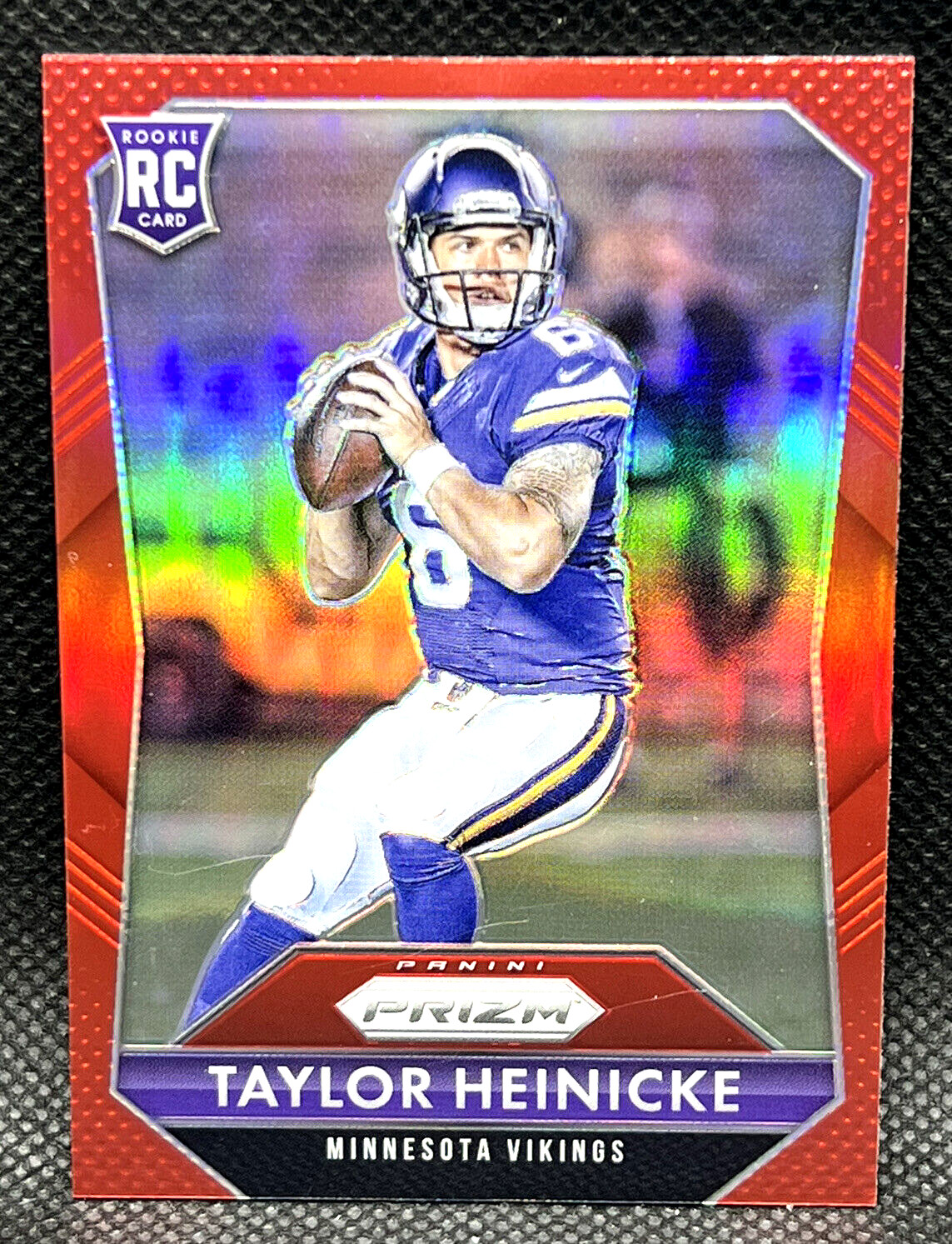2015 Prizm Taylor Heinicke Rookie Red Prizm SP RC Falcons  Refractor