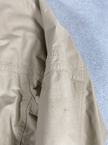 TIMBERLAND Beige Jacket Mens Small S Windbreaker Rain Coat Waterproof - Picture 3 of 15