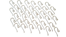 Silver Niobium Ear Wires 18 pairs Bulk Discounts Hypoallergenic