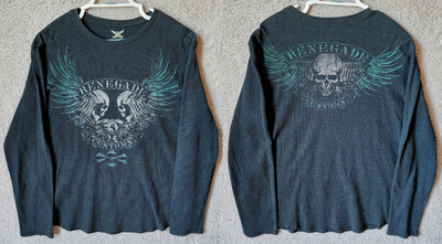 faded glory thermal tops