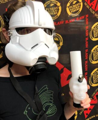 STORMY TROOPS GAS MASK BONG HOOKAH SHISHA SMOKE PIPE- STAR WARS HALLOWEEN PARTY