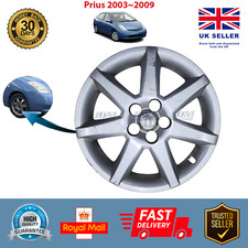 Toyota Prius 2003~2009 Wheel Trim Cap 16" Silver 7 Spoke x1 Broken Chip&Crack