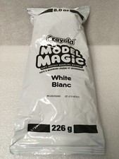 New Crayola Model Magic Clay White Blanc 8.0 Oz Sealed