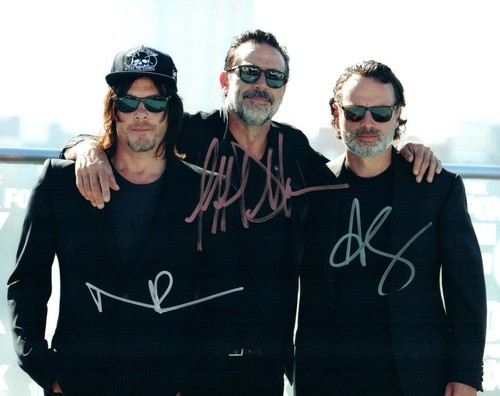 Andrew Lincoln Reedus Morgan Signed 8x10 Photo MUST SEE autographed + COA