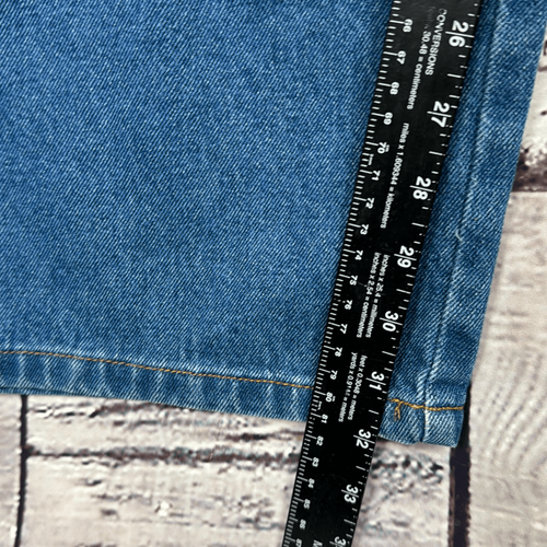 Wolverine Jeans Mens 44x32 Carpenter Work Hammer Loop Denim Medium Wash Blue - Picture 6 of 11