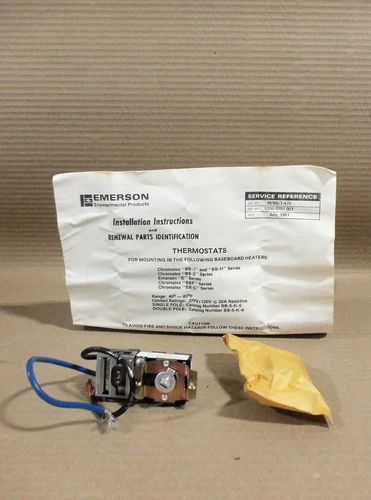 NEW CHROMALOX EMERSON BB-S-K-5 PCN203458 Thermostat Single Pole AK