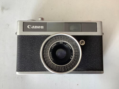  Appareil photo vintage petit écran appareil photo viseur Canonet Junior / 1963 - Photo 1/9
